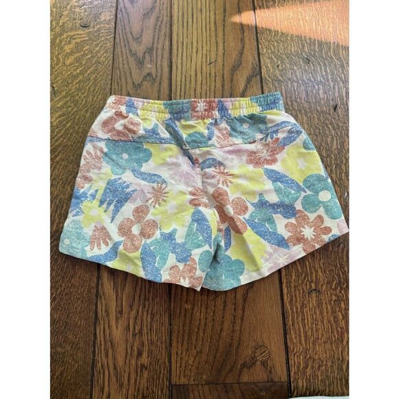Patagonia Kids Girls Baggies 4" Inseam Unlined Shorts Channeling Spring Large - Picture 2 of 4